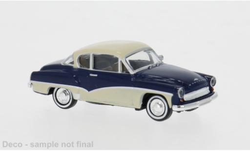 Wartburg 311 1/87 Brekina Coupe blau/beige 1959 1:87 modellino in miniatura