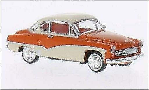 Wartburg 311 Coupe 1/87 Brekina orange/beige modellini auto