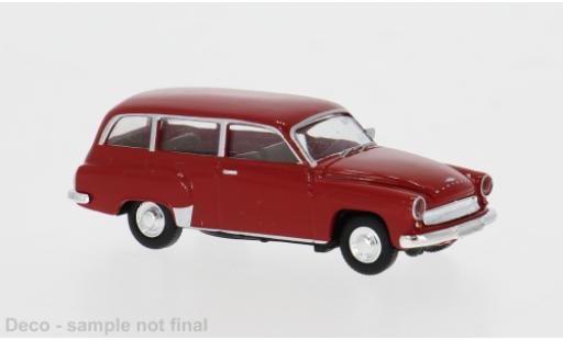 Wartburg 311 1/87 Brekina Kombi rot 1959 1:87 modellino in miniatura