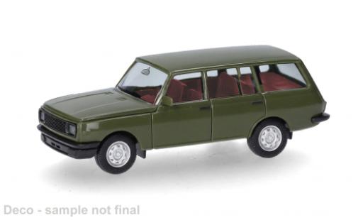 Wartburg 353 1/87 Herpa Tourist oliv 1984 1:87 modellino in miniatura