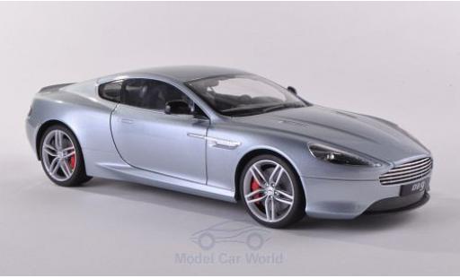 Aston Martin DB9 1/18 Welly Coupe grigio modellino in miniatura