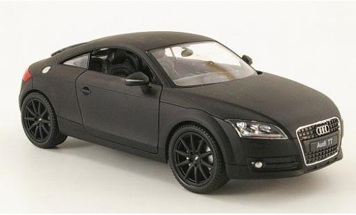 Audi TT 1/24 Welly Coupe mattschwarz 1:24 modellino in miniatura