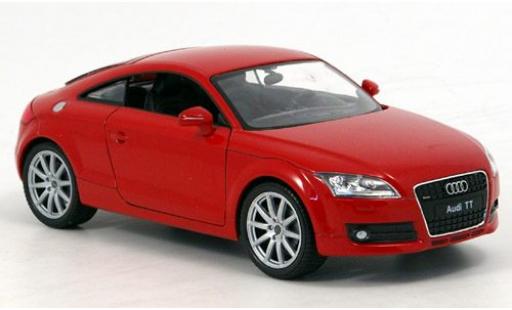 Audi TT 1/24 Welly Coupe rot 1:24 modellino in miniatura