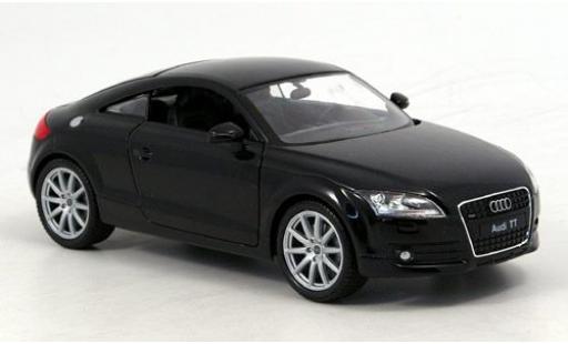 Audi TT 1/24 Welly Coupe schwarz 1:24 modellino in miniatura