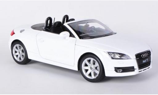 Audi TT 1/18 Welly Roadster weiss 1:18 modellino in miniatura