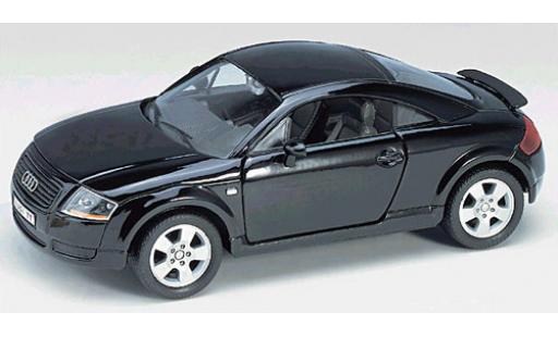 Audi TT 1/24 Welly schwarz 1:24 modellino in miniatura