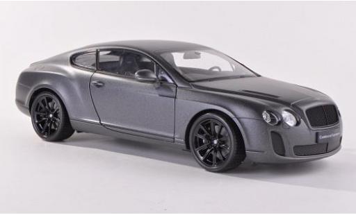 Bentley Continental 1/18 Welly Supersports matt-anthrazit LHD 1:18 modellino in miniatura