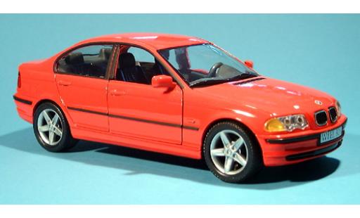 Bmw 328 1/24 Welly i rot 1998 1:24 modellino in miniatura