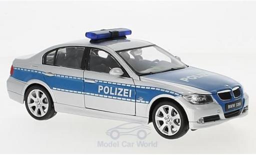 Bmw 330 1/24 Welly I Polizei modellino in miniatura
