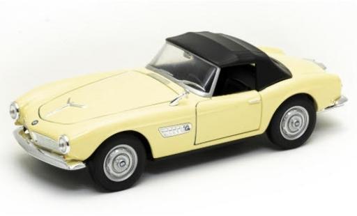 Bmw 507 1/24 Welly beige Verdeck fermé modellino in miniatura