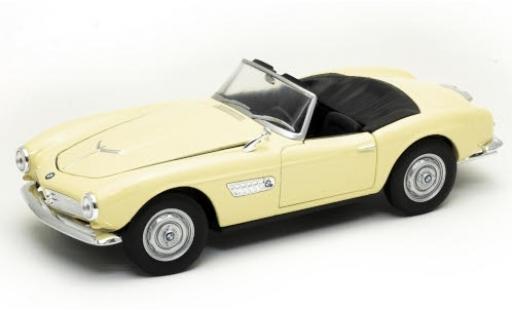 Bmw 507 1/24 Welly beige Verdeck ouvert modellino in miniatura