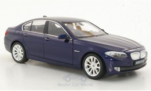 Bmw 535 F10 1/24 Welly i (F10) metallico blu modellino in miniatura