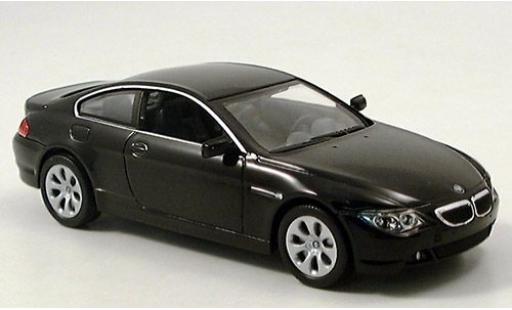 Bmw 645 1/43 Welly ci schwarz 1:43 modellino in miniatura