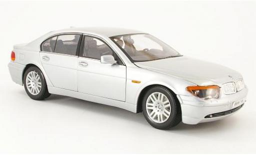 Bmw 745 1/18 Welly i (E65) silber 1:18 modellino in miniatura