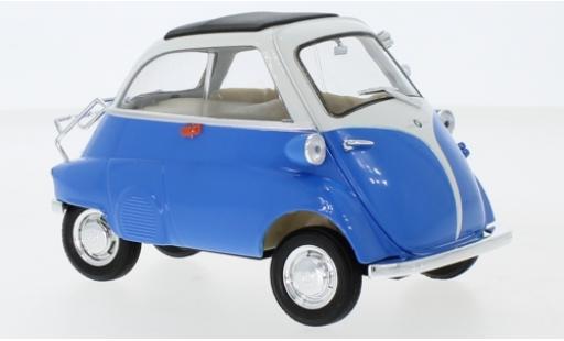 Bmw Isetta 1/18 Welly 250 blu/bianco modellino in miniatura