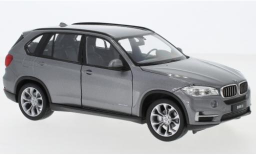 Bmw X5 1/24 Welly (F15) metallico grigio modellino in miniatura