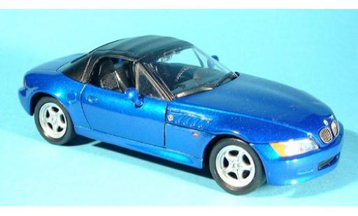 Bmw Z3 1/24 Welly met. blau geschlossen 1:24 modellino in miniatura