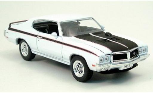 Buick GS 1/24 Welly X bianco/nero 1970 modellino in miniatura