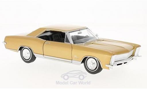 Buick Riviera 1/24 Welly Grand Sport gold 1965 modellino in miniatura
