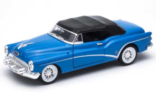 Buick Skylark 1/24 Welly blu 1953 mit geschlossenem Verdeck modellino in miniatura