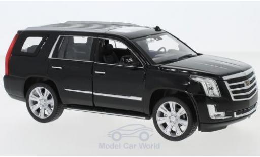 Cadillac Escalade 1/24 Welly nero 2017 modellino in miniatura
