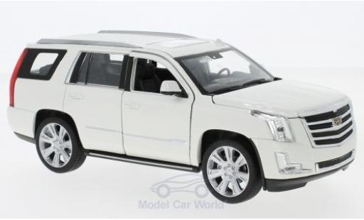 Cadillac Escalade 1/24 Welly bianco 2017 modellino in miniatura