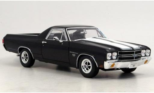 Chevrolet El Camino 1/18 Welly SS 396 schwarz 1970 1:18 modellino in miniatura