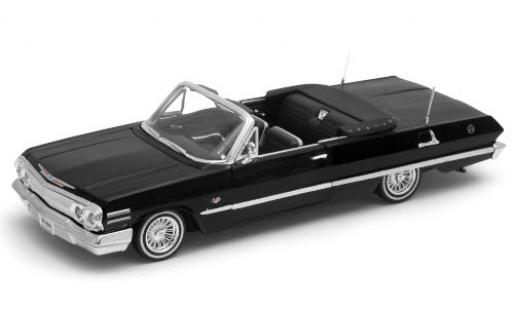 Chevrolet Impala 1/24 Welly Convertibile Tuning nero 1963 modellino in miniatura