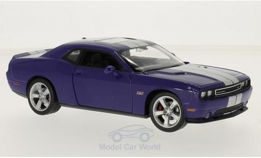 Dodge Challenger 1/24 Welly SRT lila/grigio 2012 modellino in miniatura