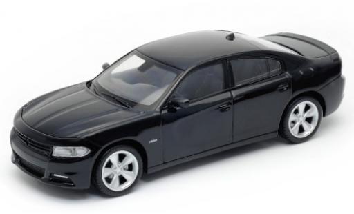 Dodge Charger 1/24 Welly R/T nero 2016 modellino in miniatura
