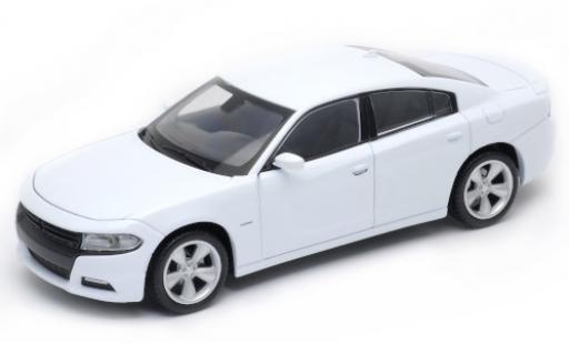 Dodge Charger 1/24 Welly R/T bianco 2016 modellino in miniatura