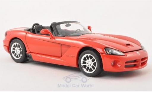 Dodge Viper 1/24 Welly SRT-10 rosso 2003 modellino in miniatura