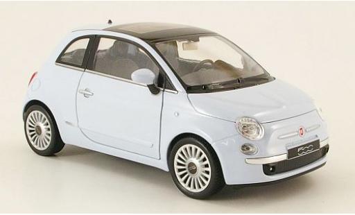 Fiat 500 1/24 Welly weiss 2007 1:24 modellino in miniatura
