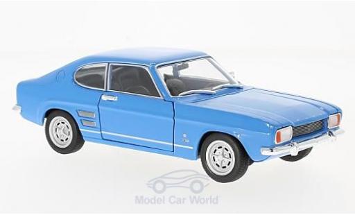 Ford Capri 1/24 Welly I 1600 GT XLR blu 1969 modellino in miniatura