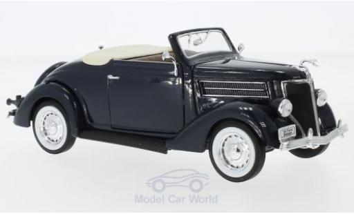 Ford Deluxe 1/24 Welly Cabriolet blu 1936 modellino in miniatura
