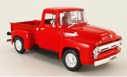 Ford F-1 1/18 Welly 00 Pick Up rot 1956 1:18 modellino in miniatura