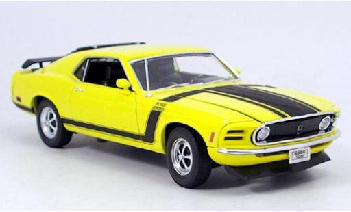 Ford Mustang 1/18 Welly Boss gelb 1970 1:18 modellino in miniatura