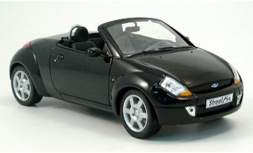 Ford Street Ka 1/18 Welly schwarz 1:18 modellino in miniatura