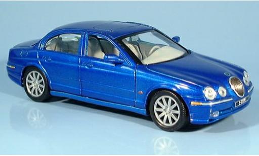 Jaguar S-Type 1/24 Welly blau 1:24 modellino in miniatura
