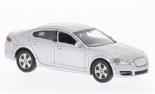 Jaguar XF 1/87 Welly grigio 2008 modellino in miniatura