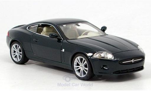 Jaguar XK 1/24 Welly 150 Coupe metallico verde ohne Vitrine modellino in miniatura
