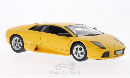 Lamborghini Murcielago 1/24 Welly giallo modellino in miniatura