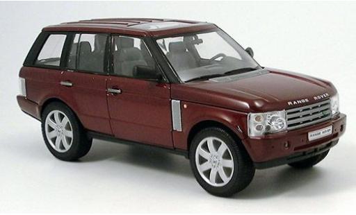 Land Rover Range Rover 1/24 Welly dkl.-rot 2003 1:24 modellino in miniatura