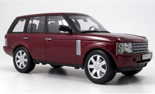 Land Rover Range Rover 1/18 Welly dkl.-rot-met. 2003 1:18 modellino in miniatura