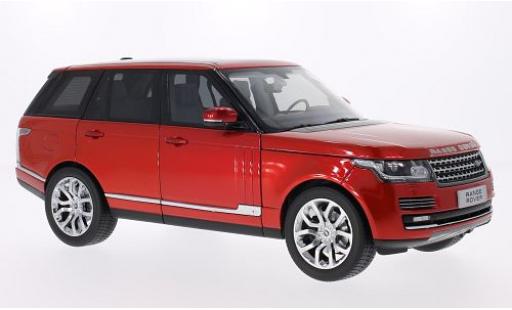 Land Rover Range Rover 1/18 Welly rot 2013 1:18 modellino in miniatura