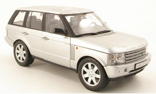 Land Rover Range Rover 1/18 Welly silber 1:18 modellino in miniatura