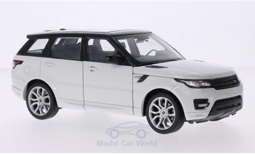 Land Rover Range Rover 1/24 Welly Sport bianco/nero modellino in miniatura