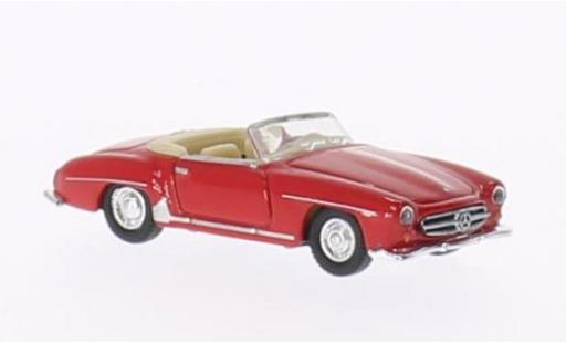 Mercedes 190 1/87 Welly SL rosso 1955 modellino in miniatura