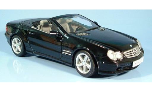 Mercedes 500 1/18 Welly SL Cabriolet schwarz 2001 1:18 modellino in miniatura
