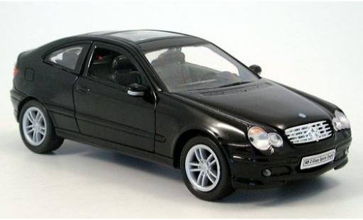Mercedes Classe C 1/24 Welly Compact schwarz 1:24 modellino in miniatura